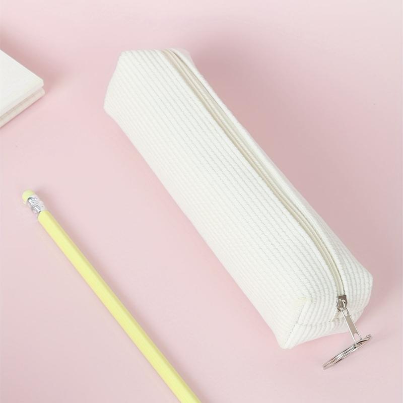 Cute Pencil Case for Students, Pink, 1pc