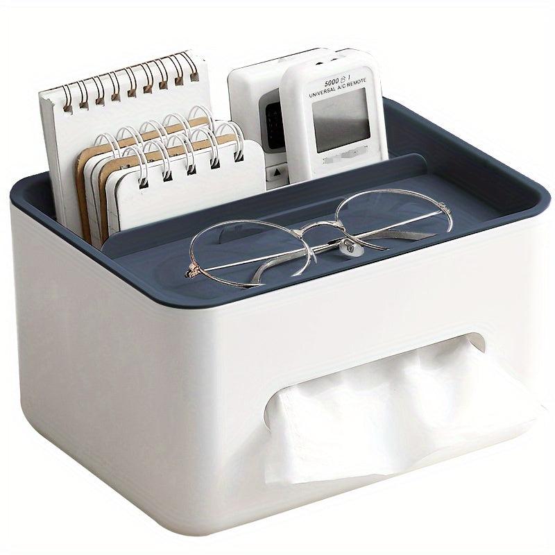 Desktop Storage Box Tissue Box Drawer Paper Box Remote Control Organizer
