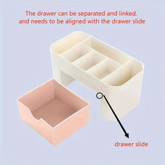 Cosmetics Storage Box Makeup Brush Skincare Products Organiser