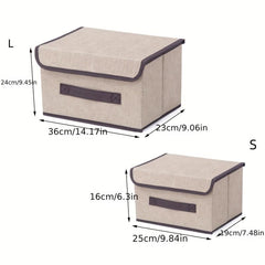 Large Organizer Dustproof Flap Container Multifunctional Box