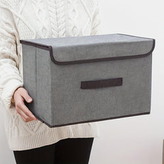 Large Organizer Dustproof Flap Container Multifunctional Box
