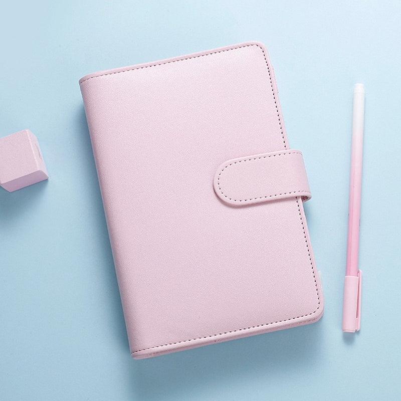 A6 Macaron PU Leather Budget Journal