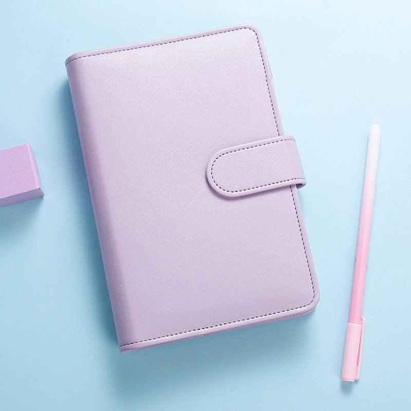 A6 Macaron PU Leather Budget Journal