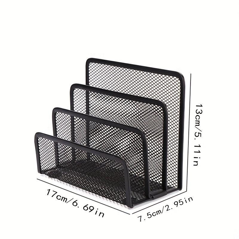 Stylish Metal File Rack for Organizing Documents
