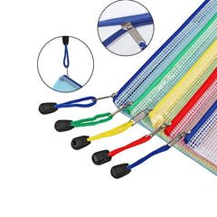 10PCS Zipper Pockets for Sorting & Storage A4 Size