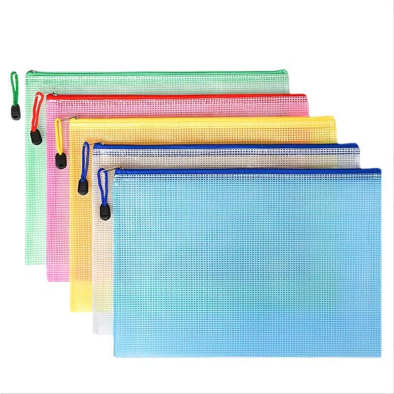 10PCS Zipper Pockets for Sorting & Storage A4 Size