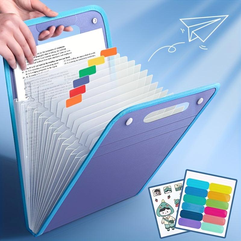 A4 Portable Vertical 13 Grids Organ Bag