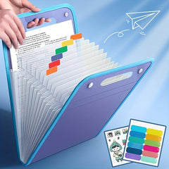 A4 Portable Vertical 13 Grids Organ Bag