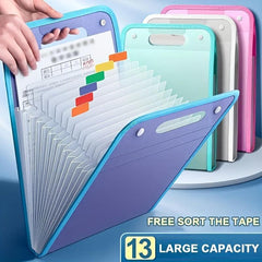 A4 Portable Vertical 13 Grids Organ Bag