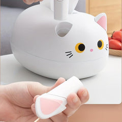 Cartoon Cat Tissue Box Holder for Home Car Office - Cute Cat Napkin Storage Box