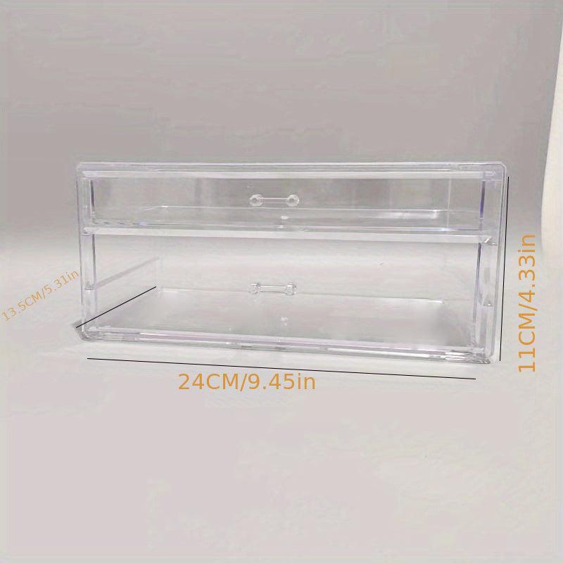 Transparent Pen Container Drawer Storage Box Large Capacity Pencil Storage Box