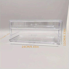 Transparent Pen Container Drawer Storage Box Large Capacity Pencil Storage Box