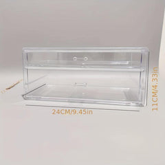 Transparent Pen Container Drawer Storage Box Large Capacity Pencil Storage Box