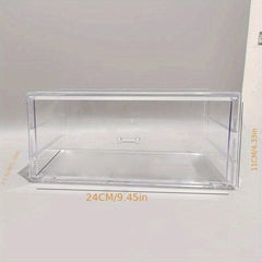 Transparent Pen Container Drawer Storage Box Large Capacity Pencil Storage Box