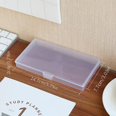 3pcs Stickers Plastic Storage Box Organizer