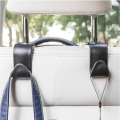 2pcs Car Back Seat Hook Rear Headrest Organizer Hanger Storage Hook
