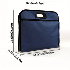 Oxford Cloth File Bag Portable Data Storage Bag