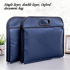 Oxford Cloth File Bag Portable Data Storage Bag