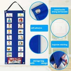 Visual Schedule Chart Daily Routine Cards 70pcs for Home School Chores Outings