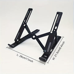 21.5x28 Folding Lifting Computer Stand for Improved Heat Dissipation