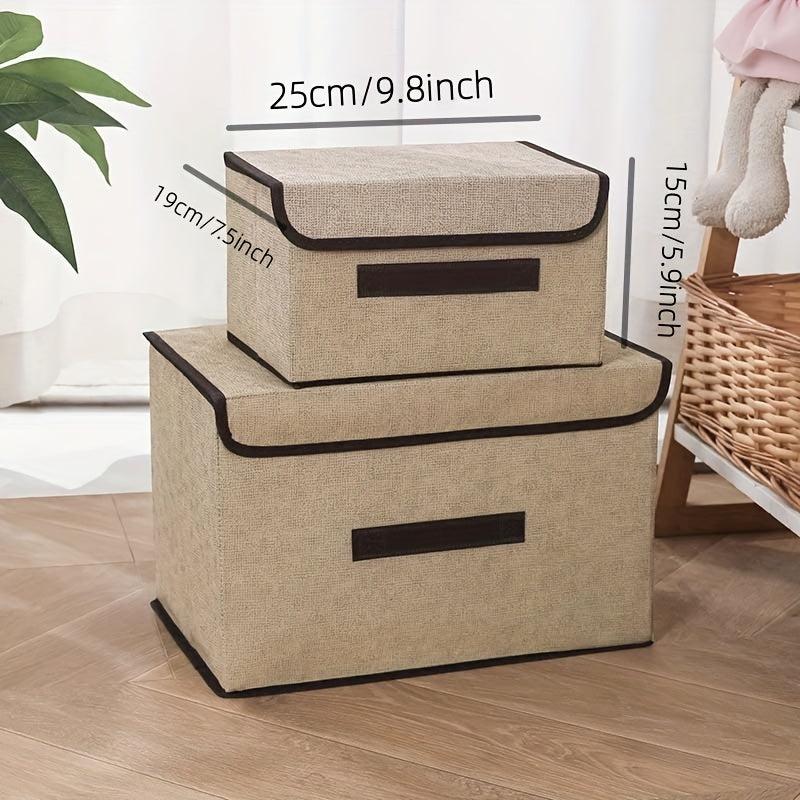 Non-woven Folding Storage Box Clothing Toy Storage Basket