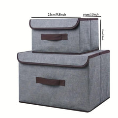 Non-woven Folding Storage Box Clothing Toy Storage Basket