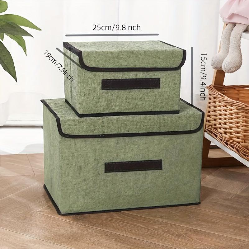 Non-woven Folding Storage Box Clothing Toy Storage Basket