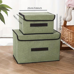 Non-woven Folding Storage Box Clothing Toy Storage Basket