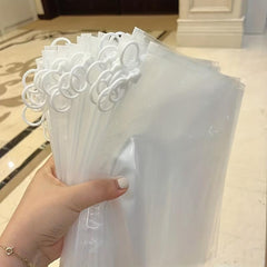 10pcs Extra Thick Zipper Bag Storage Travel Cosmetic Sorting Bag