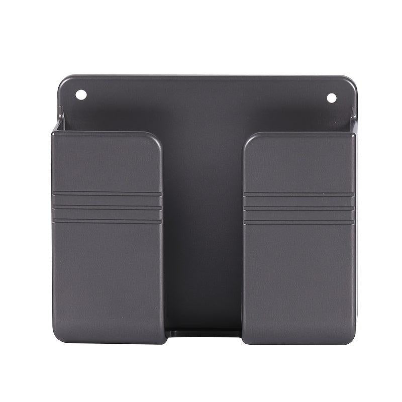 Wall Mounted Phone Charging Bracket Remote Control Storage Box