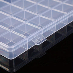 28 Grids Plastic Jewelry Box Storage Case Organizer