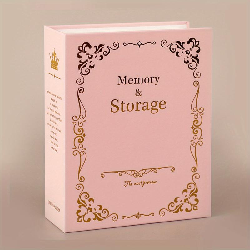 Vintage Photo Album Pink Holds 100 6 inch Photos