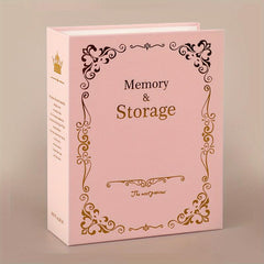 Vintage Photo Album Pink Holds 100 6 inch Photos