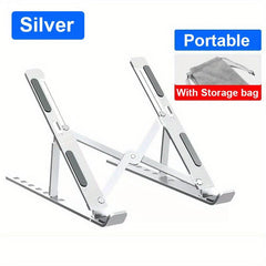Portable Aluminum Laptop Stand for 10-15.6 Inch Macbooks