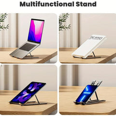 Portable Aluminum Laptop Stand for 10-15.6 Inch Macbooks