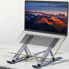 Portable Aluminum Laptop Stand for 10-15.6 Inch Macbooks