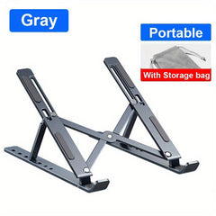 Portable Aluminum Laptop Stand for 10-15.6 Inch Macbooks