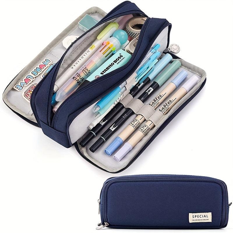 Large Capacity Pencil Case for Girls Boys Students Middle High School