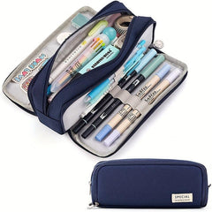 Large Capacity Pencil Case for Girls Boys Students Middle High School