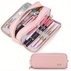 Large Capacity Pencil Case for Girls Boys Students Middle High School