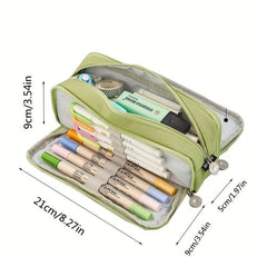 Large Capacity Pencil Case for Girls Boys Students Middle High School