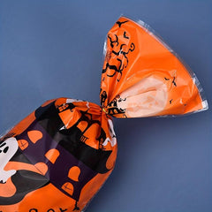 50pcs Halloween Candy Bag Creative Tote Bag Trick Or Treat Bags