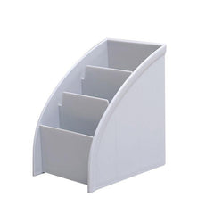 3 Grid Remote Control Box Cosmetics Desktop Storage Case Stand