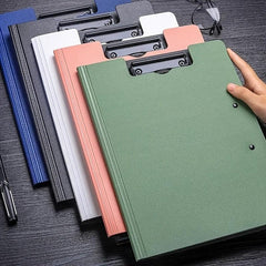 A4 Clipboard Writing Pad Memo Clip Double Board Paper Clips