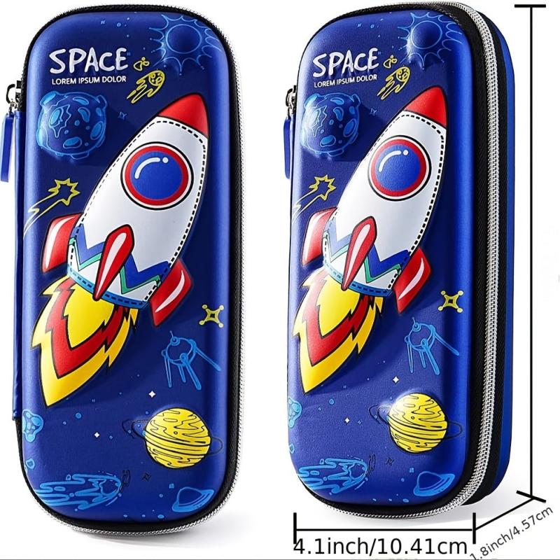 School Pencil Case Cartoon Pen Holder Waterproof Large Capacity Stationery Box
