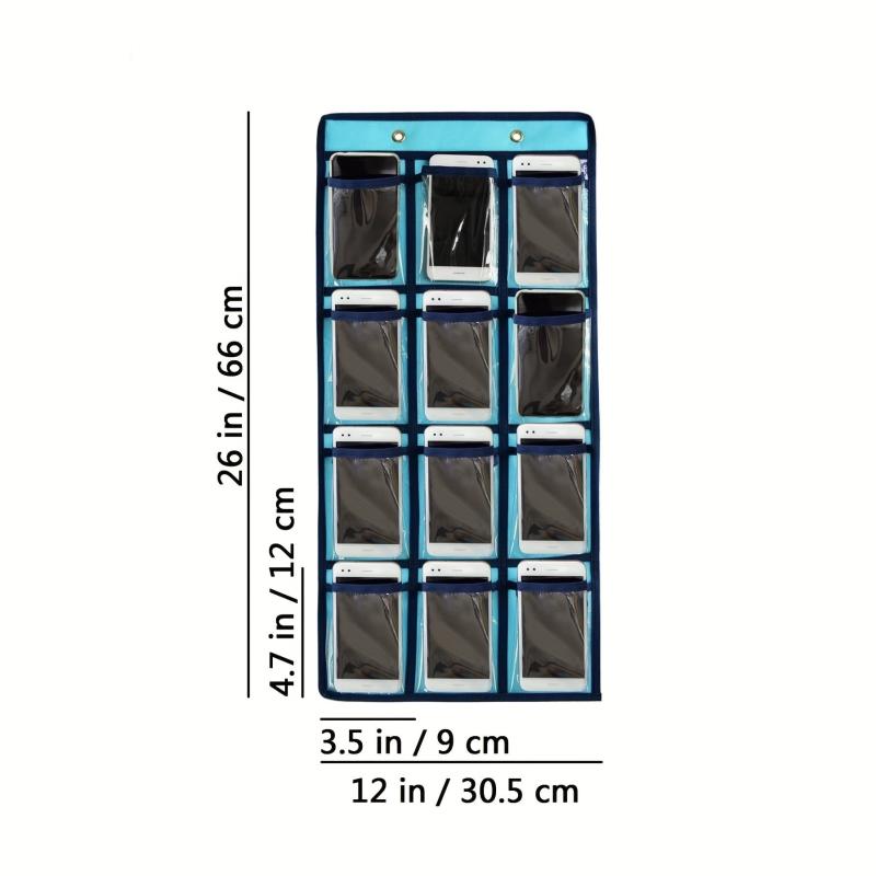 12 30 36 Pocket Over Door Hanging Organizer Closet Storage