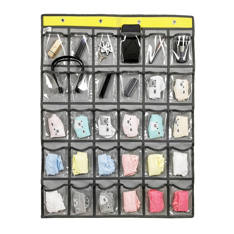 12 30 36 Pocket Over Door Hanging Organizer Closet Storage