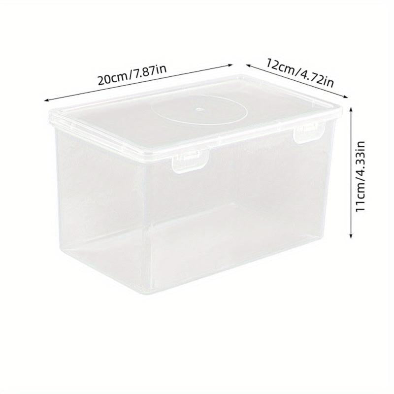 Face Mask Dispenser PP Hygiene Station With Cover High Clarity Mask Case
