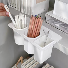Office Pen Holder Student Stationery Storage Functional Desktop Organizer