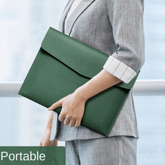 Business Waterproof Leather File Bag A4 Paper File Bag